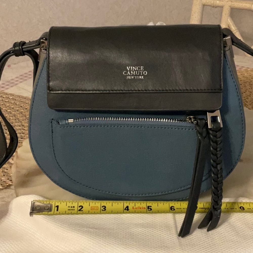 Vince Camuto Navy Blue and Lighter Blue Crossbody/Shoulder Bag.
